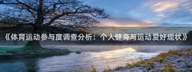 《体育运动参与度调查分析：个人健身与运动爱好现状》